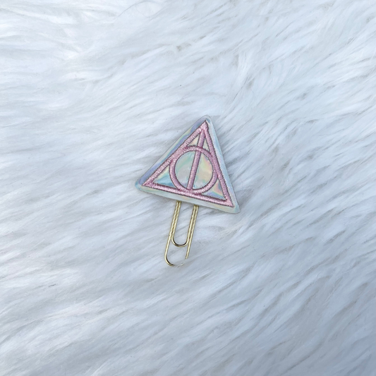 Deathly Hallows Planner Paperclip - Holo