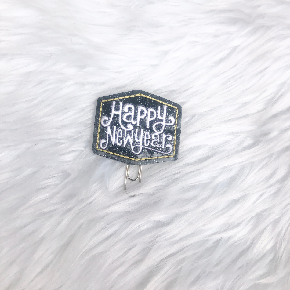 Happy New Year Planner Clip