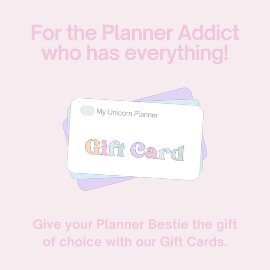 My Unicorn Planner Gift Card