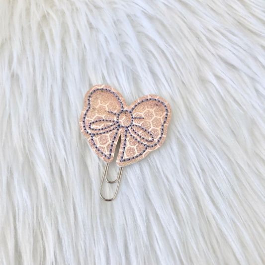 Honeycomb Bow Paperclip