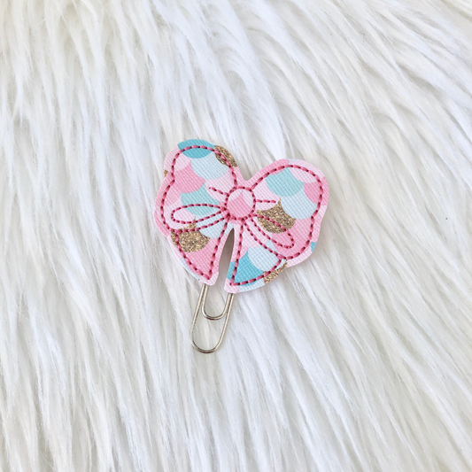Mermaid Scales Bow Paperclip