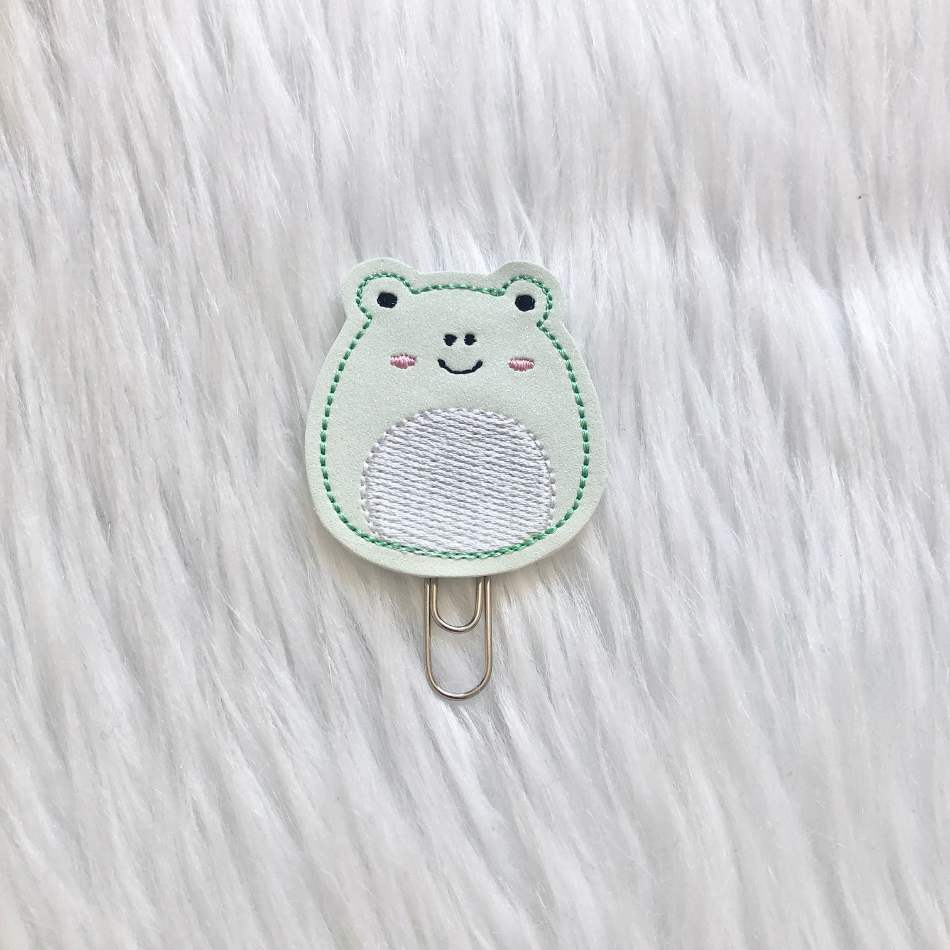 Squishy Frog Planner Paperclip