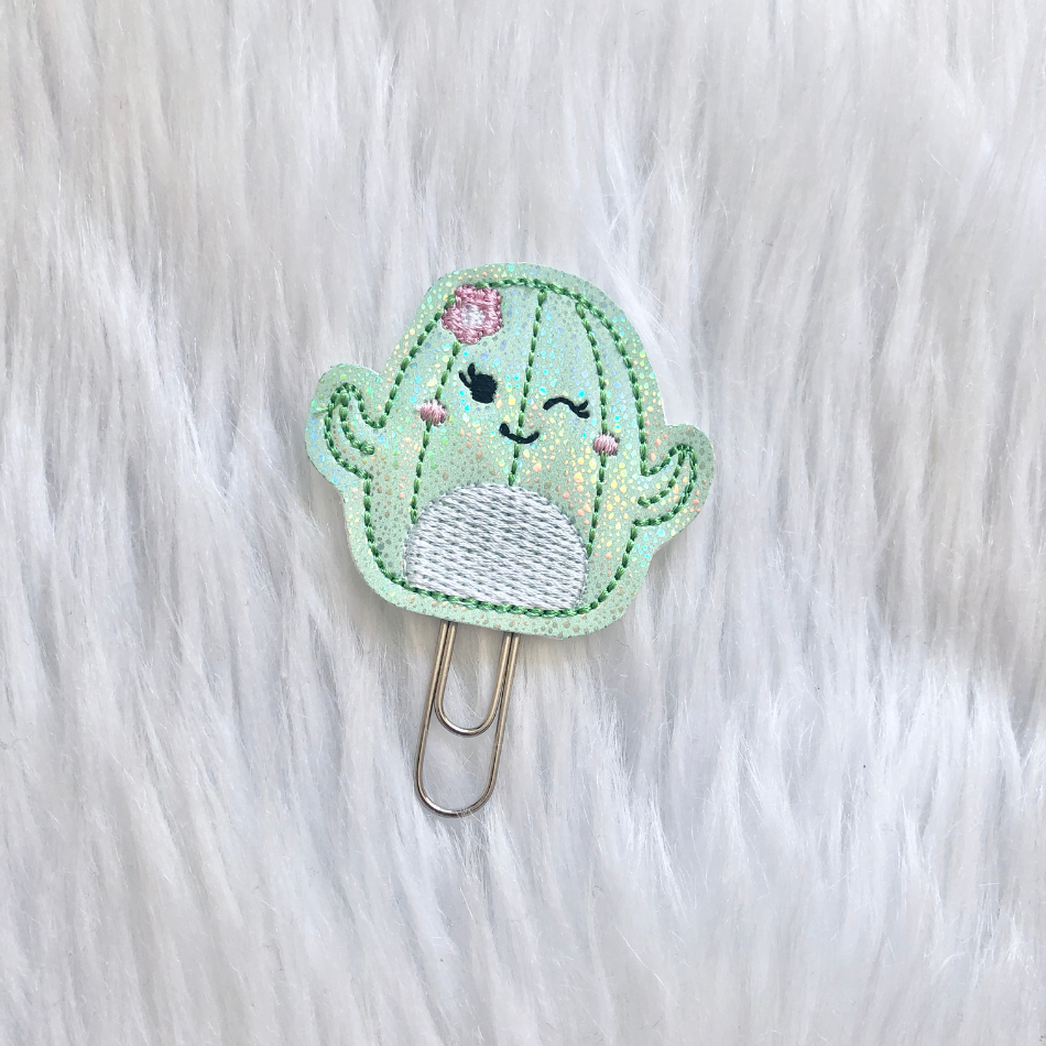 Squishy Cactus Planner Paperclip