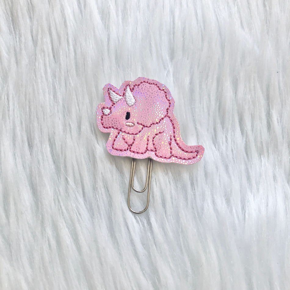 Triceratops Planner Paperclip