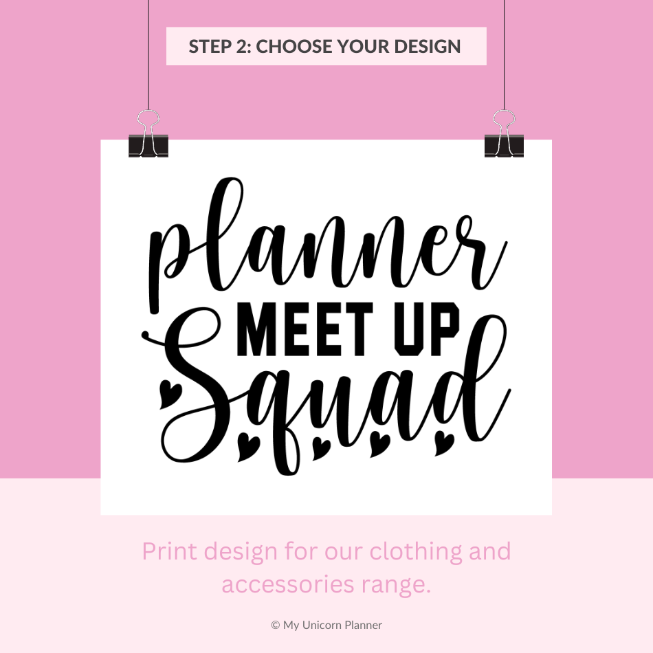 Design: Planner Meet Up Squad