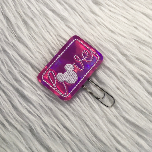 Mouse Love Planner Paperclip
