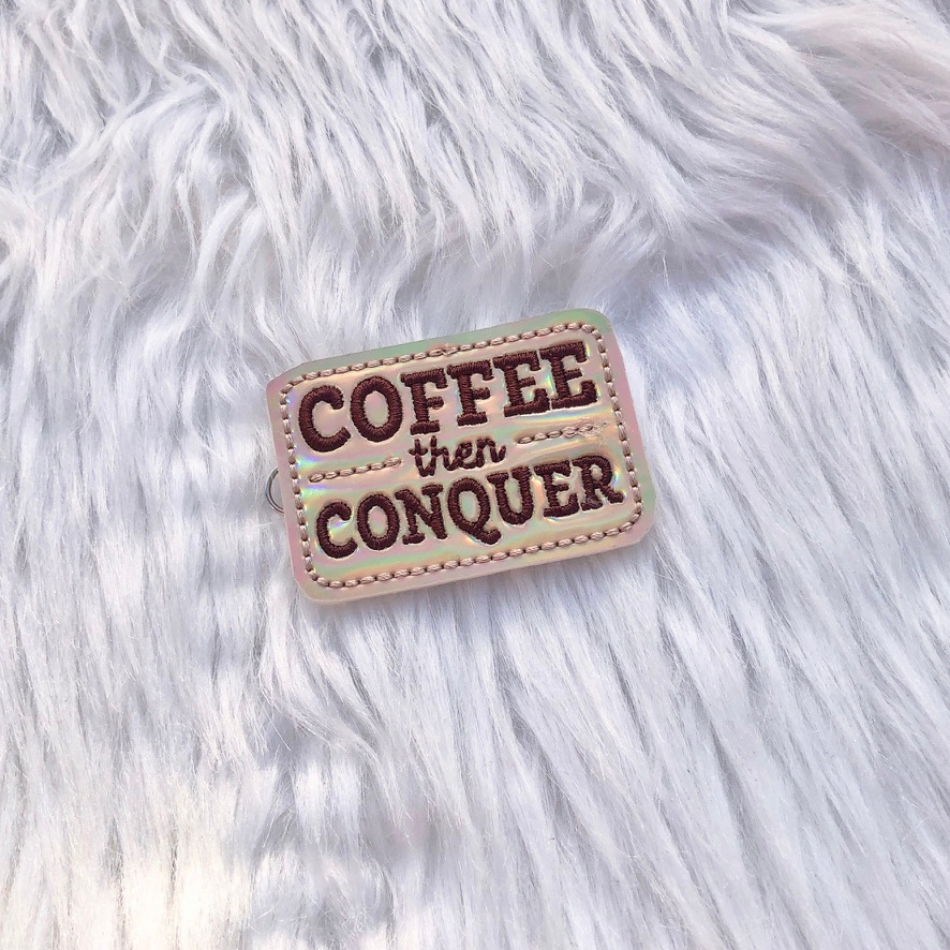 Coffee then Conquer Planner Clip
