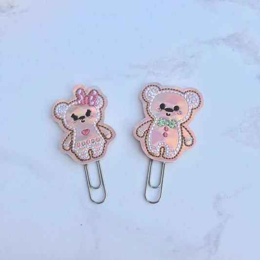 Gingerbread Mouse Planner Clip