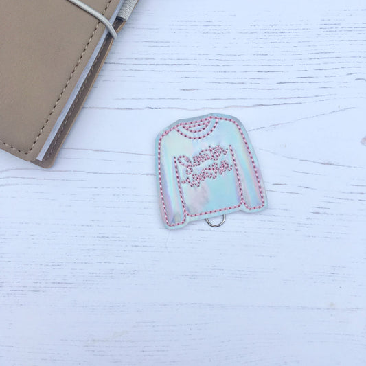 Sweater Weather Planner Clip - Holo