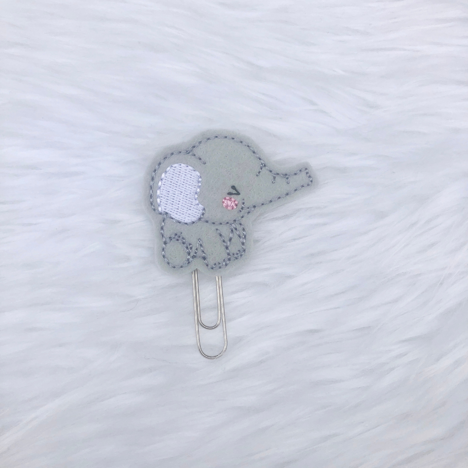 Happy Elephant Planner Paperclip